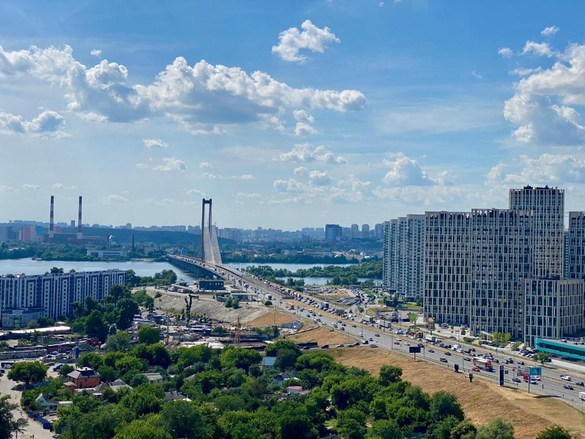 Apartments With Dnipro View Kiev Dış mekan fotoğraf