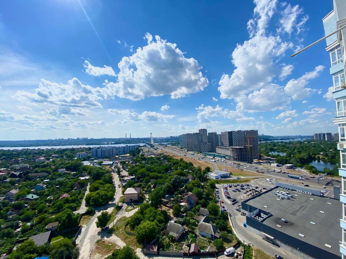 Apartments With Dnipro View Kiev Dış mekan fotoğraf
